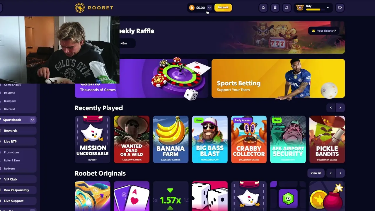 DECENT HOURS !roobet