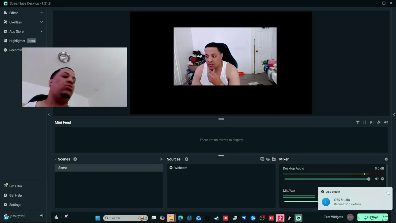 My first stream.