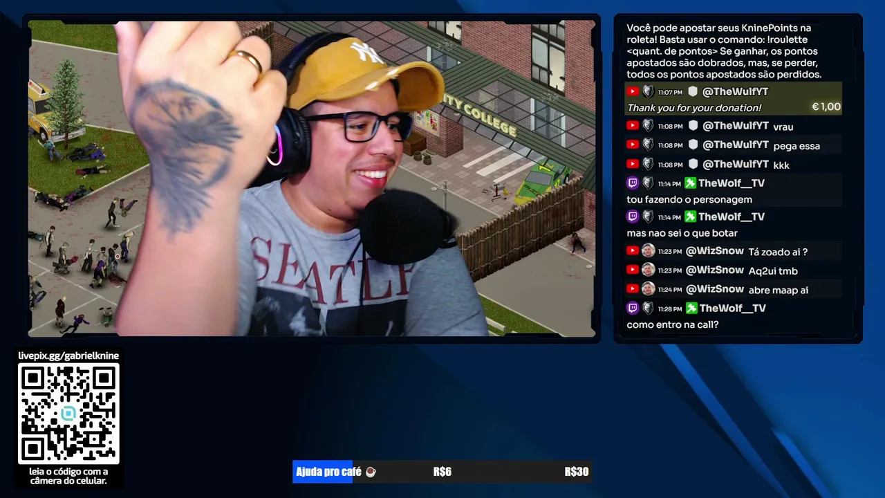 DIA DE PVP?! Project Zomboid Multiplayer 🔴LIVE !pix !regras !discord