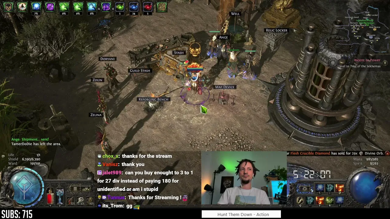 -͜ - Endleague Liquidation all day ~ 85 000 divines so far