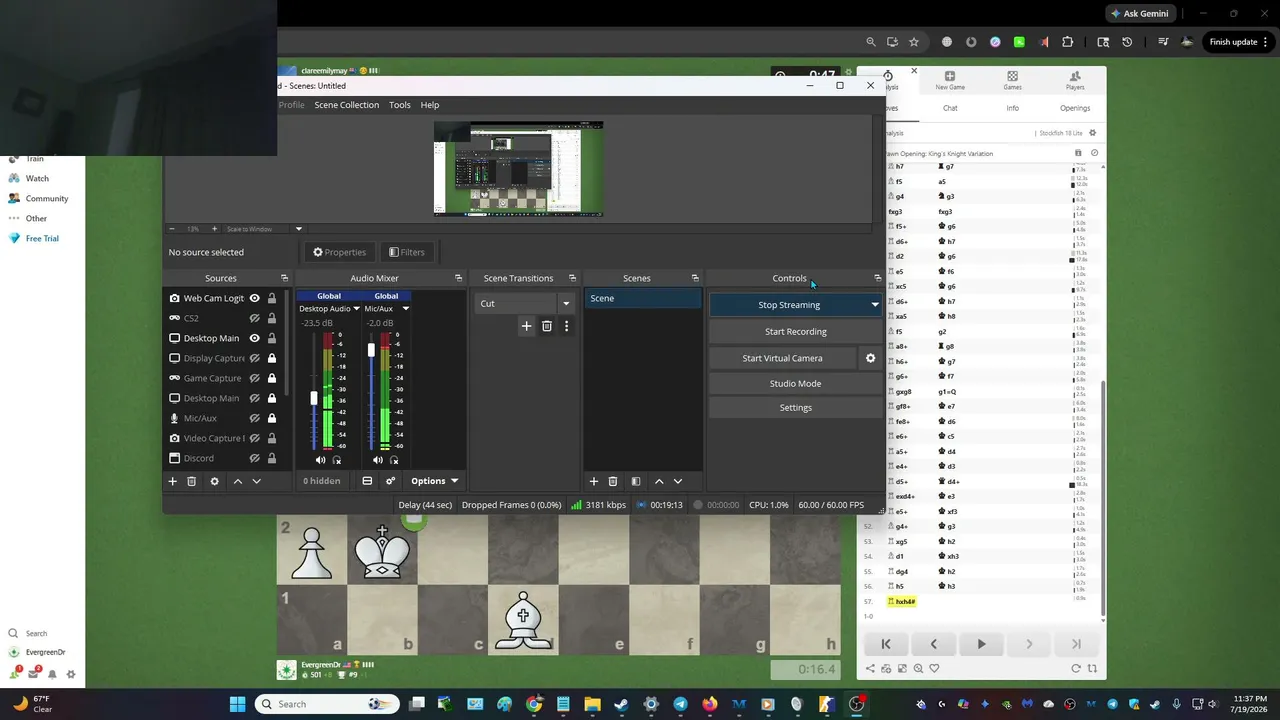 Trying to be the best of all time. Only Up! Chilling Chatting and Chess + CS2