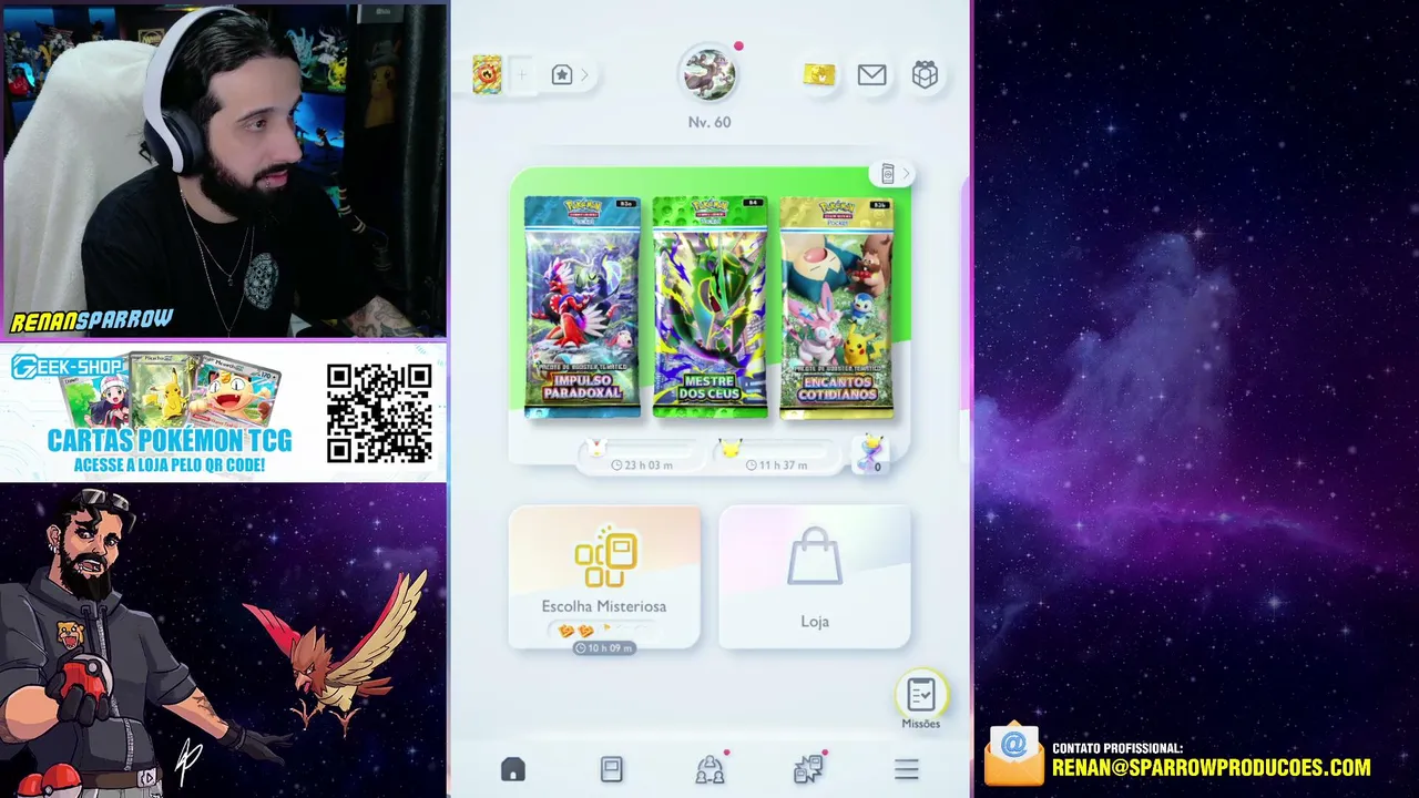 PACK OPENING da NOVA COLEÇÃO: MESTRE DOS CÉUS em LIVE!