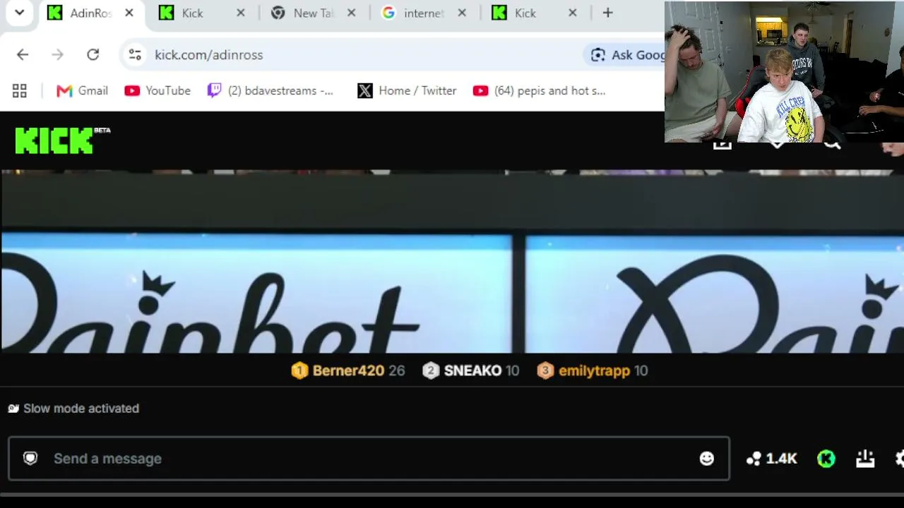 My first livestream