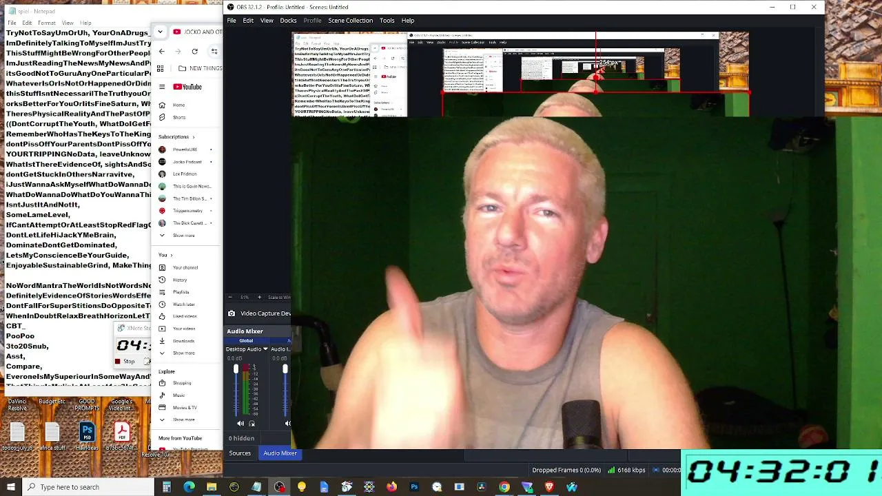 My first Livestream.