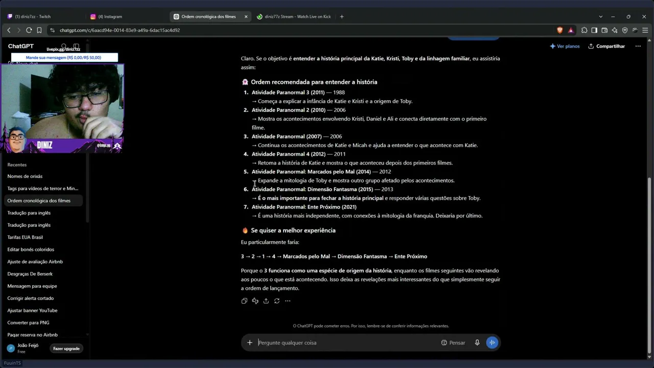 +18 cola na resenha do dainaz e vamo ver a uol ganhar rapaaaa! !comandos