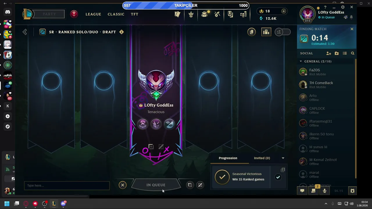 League of Legends demir 4 den gümüse dogru sıfır bılgı yenı başladım gün 2