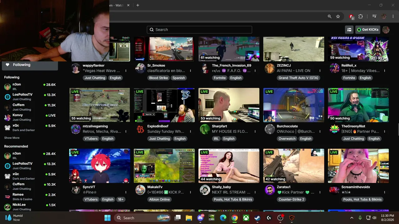 213/365 days straight streaming 8/2 Grinding everyday, 7/50 CC viewers. ty all love and blessings