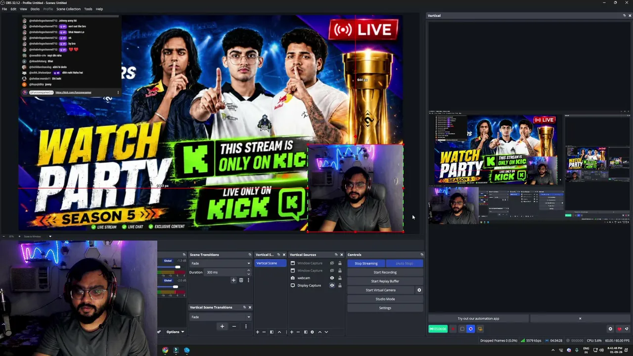 BGMS WATCHPARTY !!GIVEAWAY!!!
 [ BGMI \ PUBG