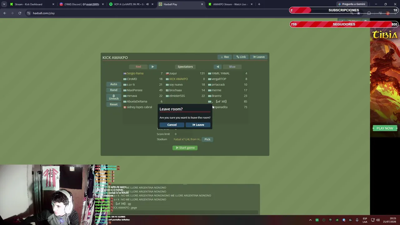 l HAX CON LA BANDA l CABEZA ARRIBA BANDA  I FIFA? HAX? ROCKET? I