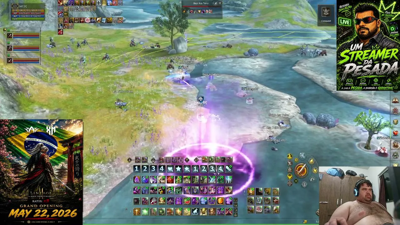 [Arcane World x XM  'Sakura] Um Streamer da Pesada 
que xtudo que x bacon vem ver gordinho balanca os peitos