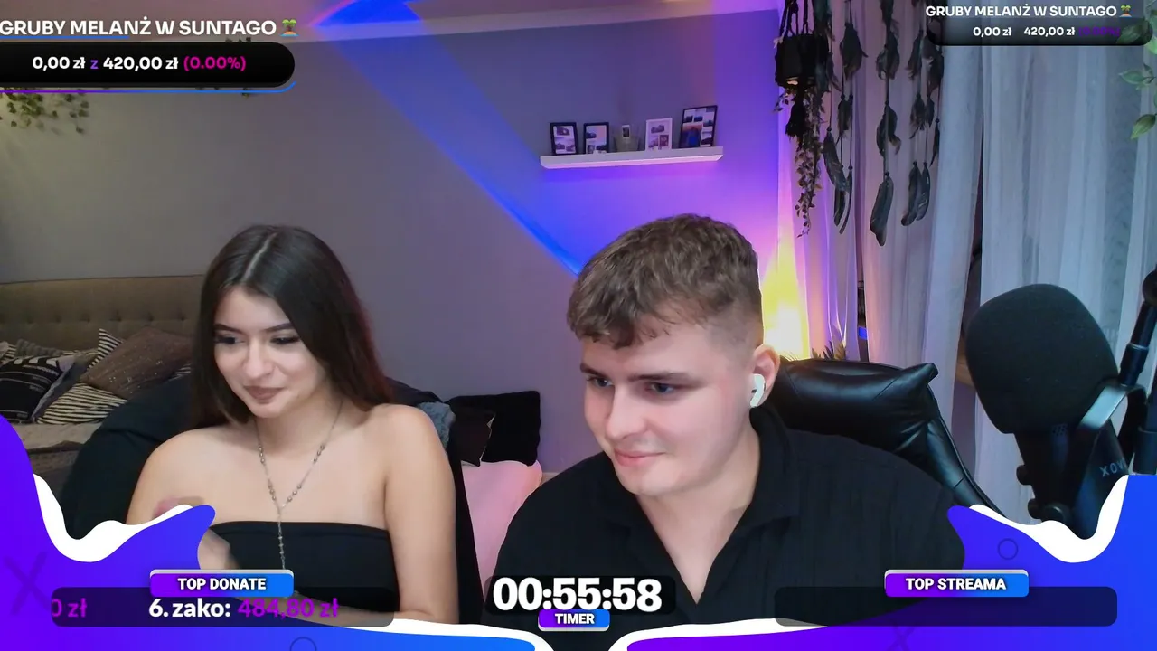 STREAM z ŻONKĄ i MARCINKIEM l 2PLN = 1 MINUTA DŁUŻEJ!