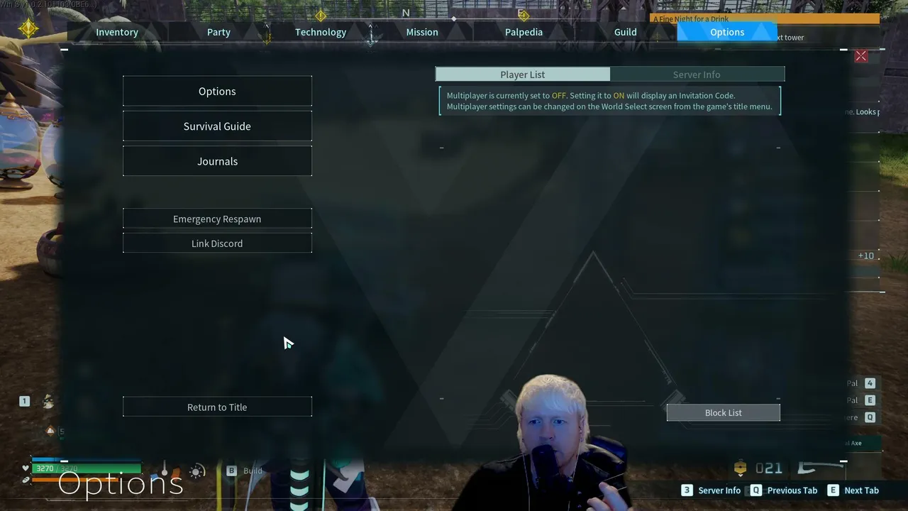 First gaming stream