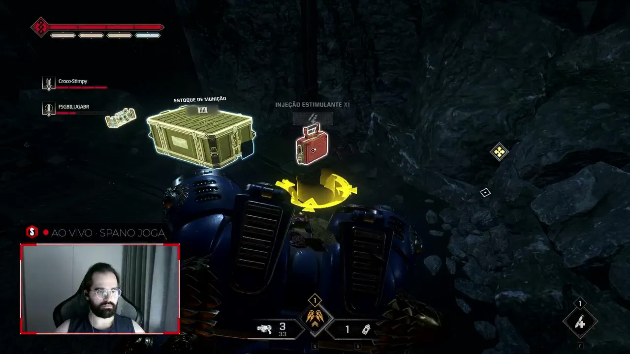 🔴 SPACE MARINE 2 AO VIVO — SUBINDO DE NÍVEL NAS OPERAÇÕES, UPANDO ARMAS E CLASSES | SPANO JOGA