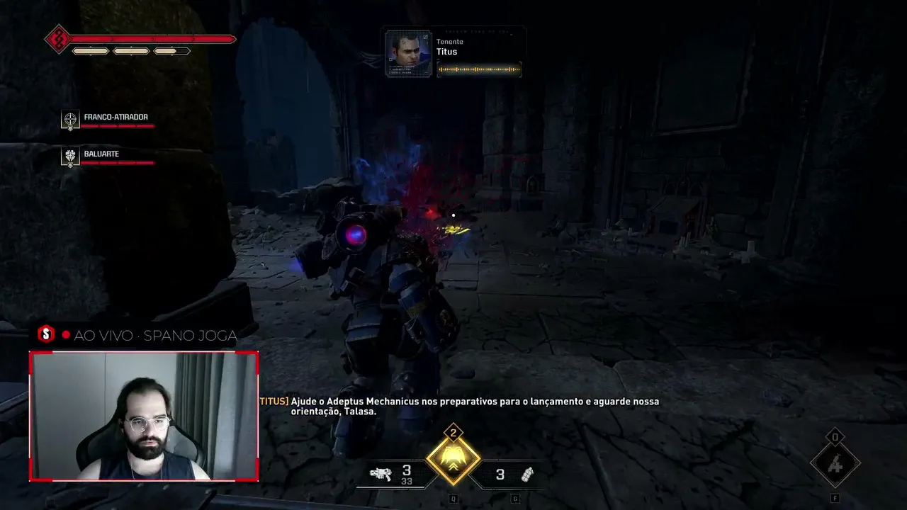 🔴 SPACE MARINE 2 AO VIVO — SUBINDO DE NÍVEL NAS OPERAÇÕES, UPANDO ARMAS E CLASSES | SPANO JOGA