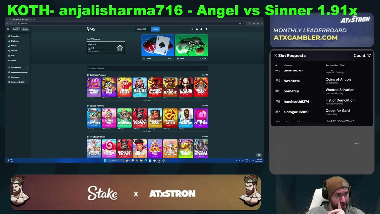 $700 START ON STAKE + SLOT CALLS || $2000 STAKE !LB ||