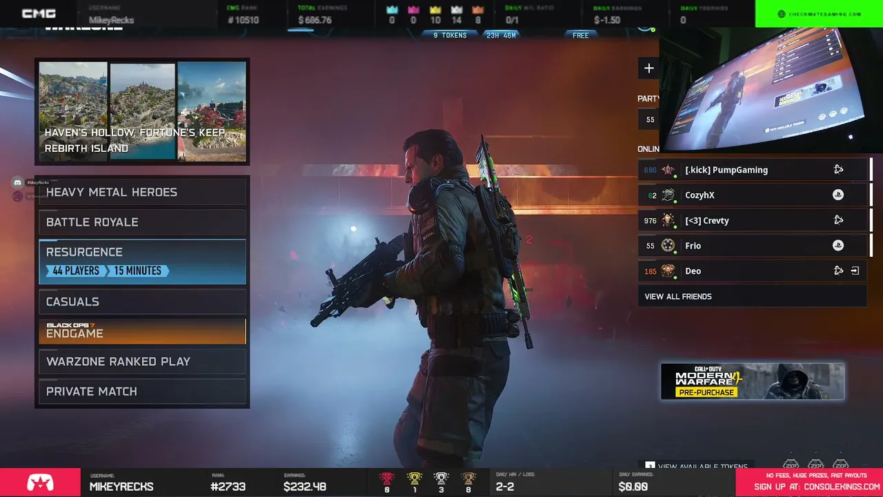 Console Kings Killrace Tournaments