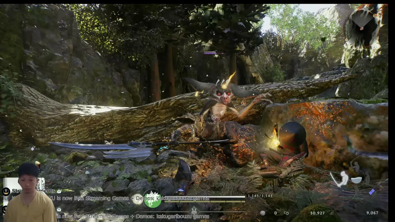My first stream. kakugaribouzu games