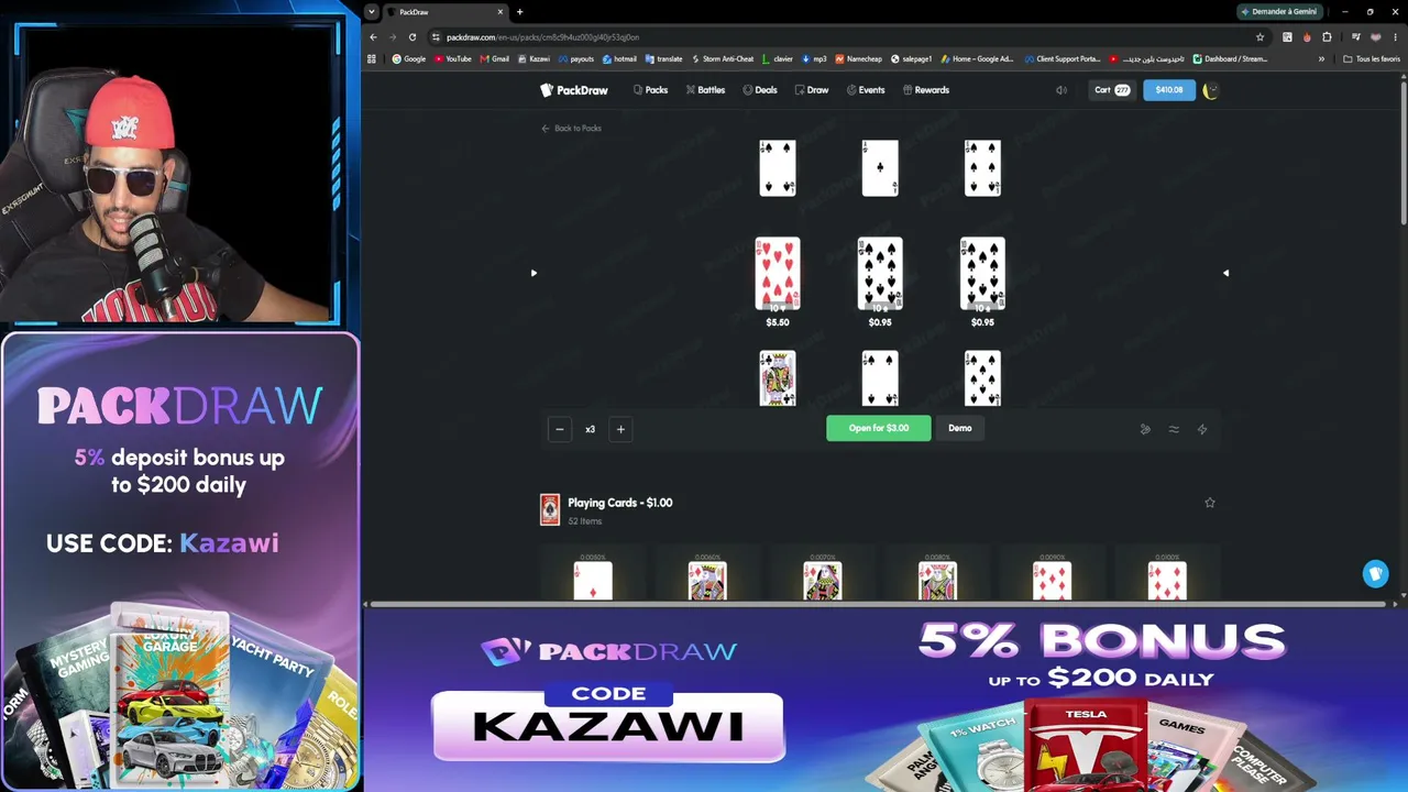 PackDraw.Com | START 1000$ RAW BALANCE