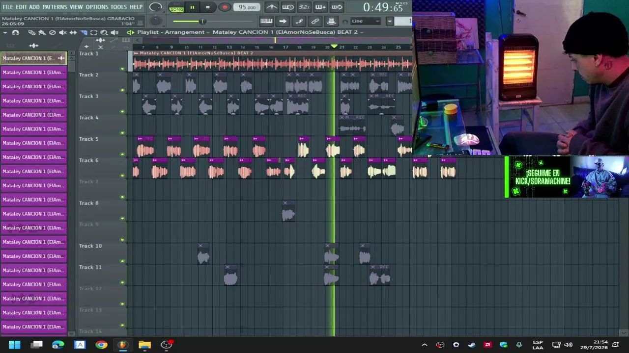 PRODUCCION EN VIVO + SESSION EN VIVO