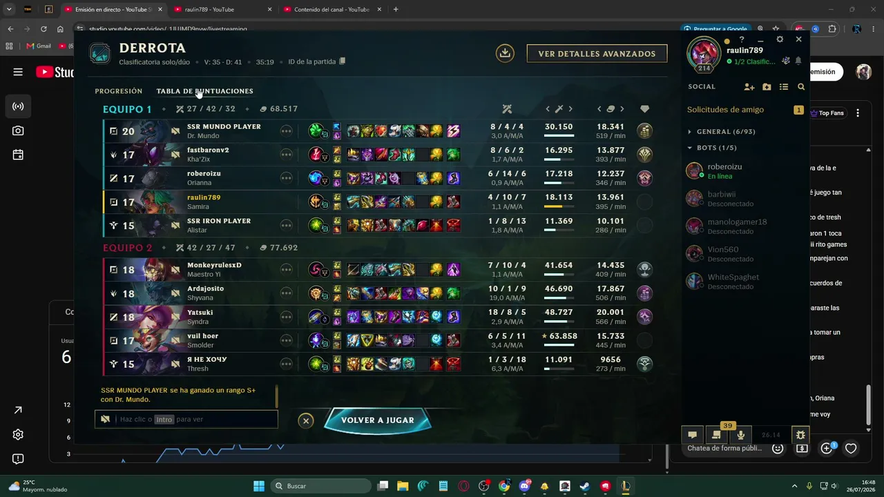 Jugando Samira hasta conseguir novia league of legends