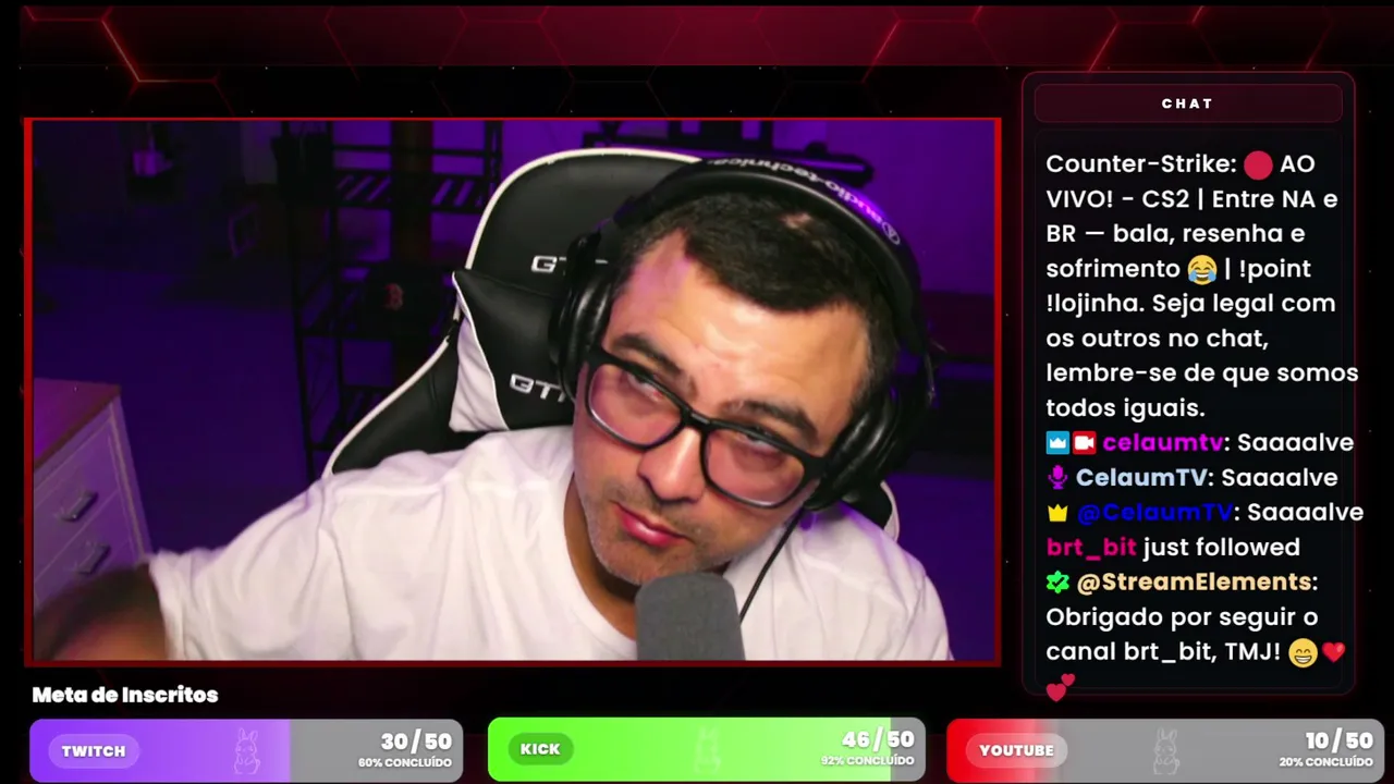 🔴 AO VIVO! - CS2 | Entre NA e BR — bala, resenha e sofrimento 😂 | !point !lojinha