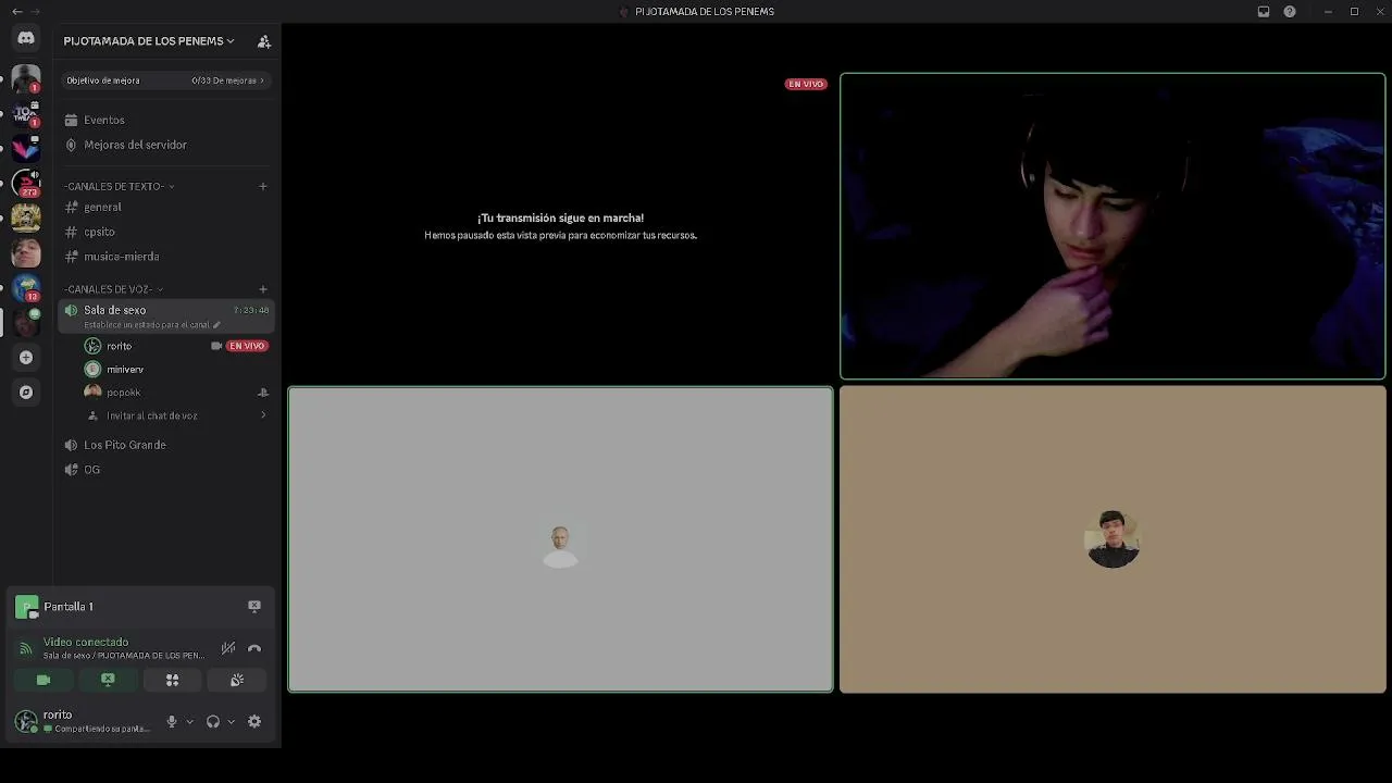 My first stream.