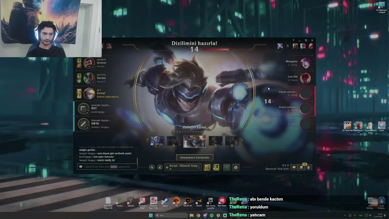 körüm ben önümü görmüyom