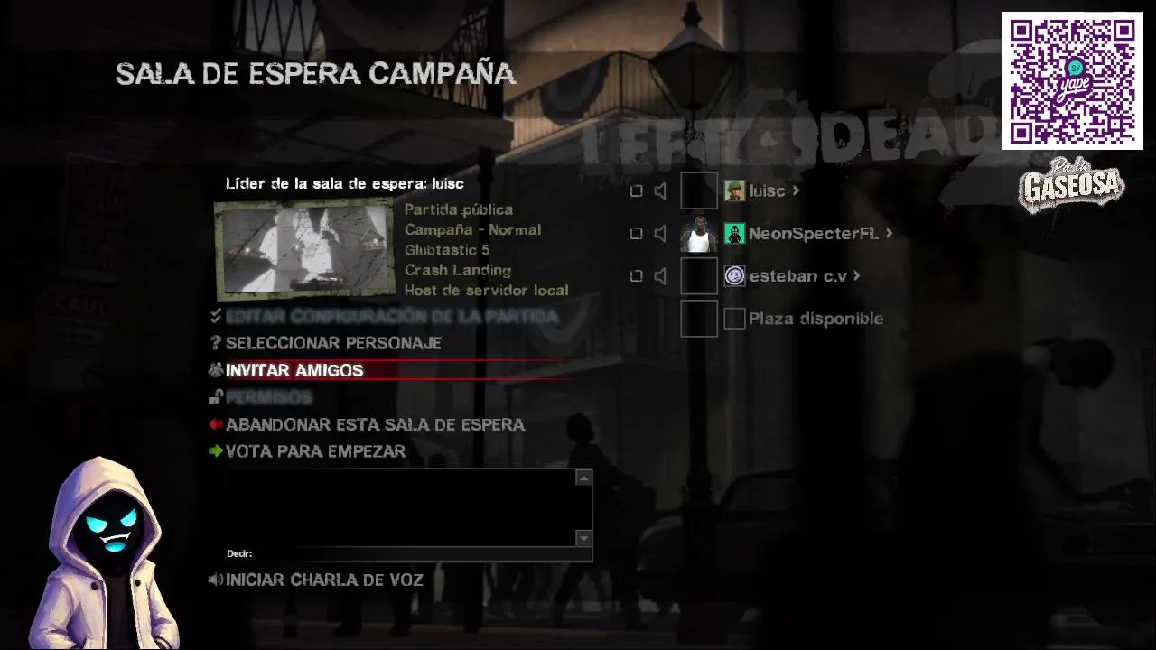 NOCHE DE LEFT 4 DEAD 2