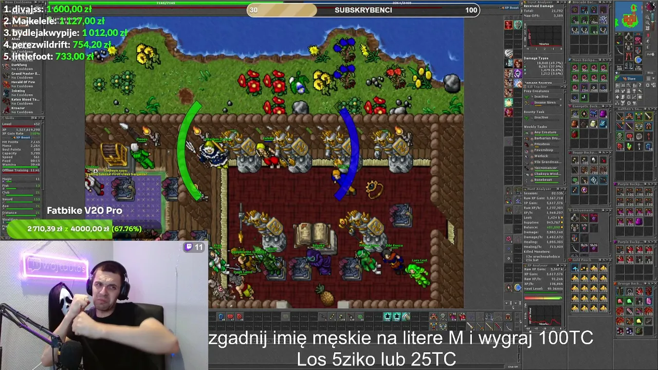 Szybki trening Csa przed piatkiem 🔥 i lecimy Tibijke!🔥Kulanka po expowiskach no i oczywiscie bosy kokosy!🔥🔥