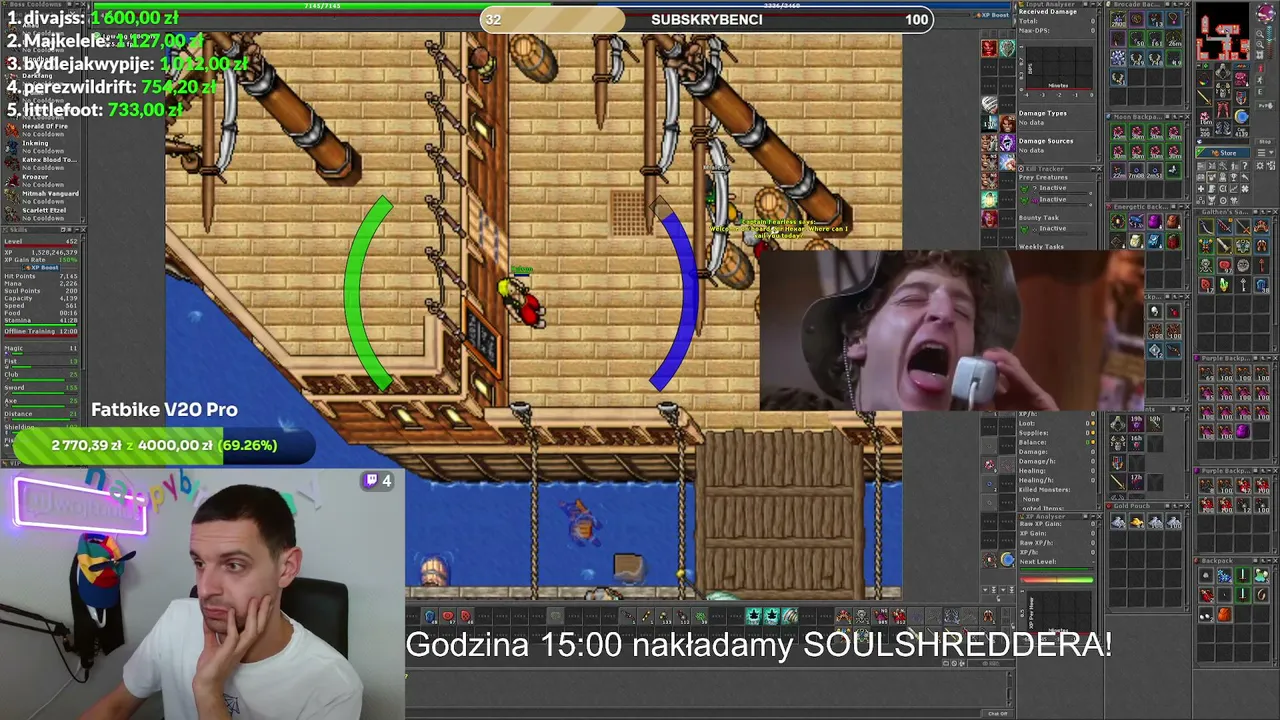 URODZINOWY BIG STREAM!!🔥 Kupujemy SOULSHREDDERA!!!!🔥 idziemy na expa!🔥 cs z widzami!🔥 roblox i wielka wspinaczka!🔥 test wiedzy o Tibii!