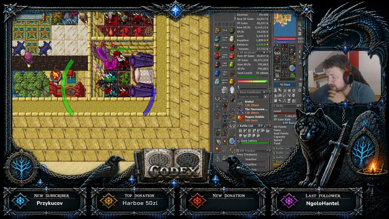 Tibia - Antica - Bossy - TH - Codex - ED 700+ - Tibijska Rutynka