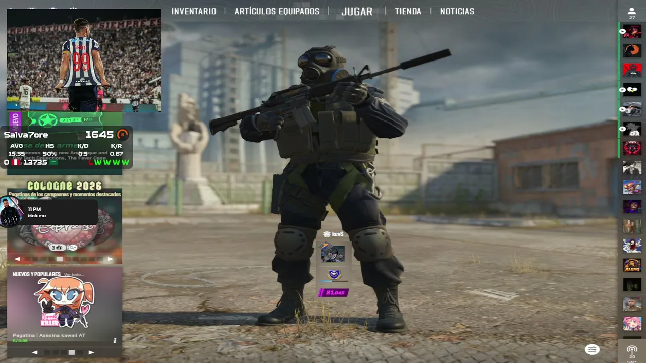 FACE IT LVL 8 | ROAD TO 10 | NO CAM | !skinclub !apuestatotal !doradobet
