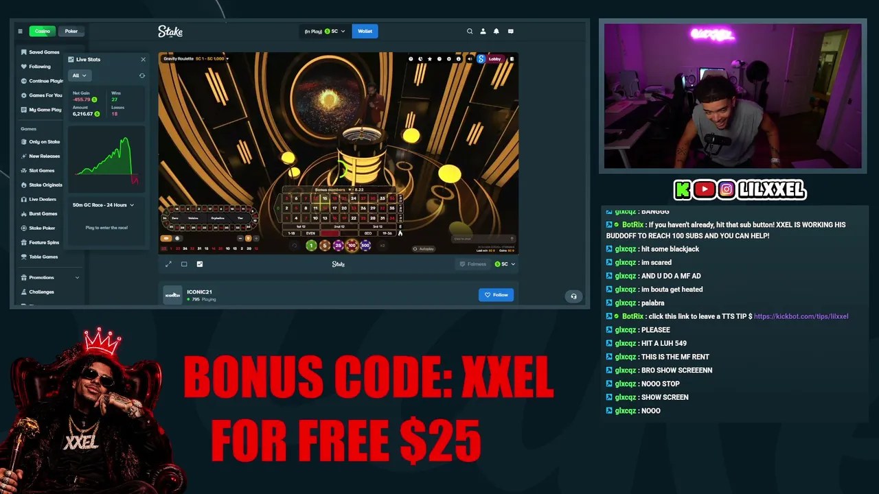 $450 daily play on STAKE & IRL STREAM !! JOIN UP 👽👽