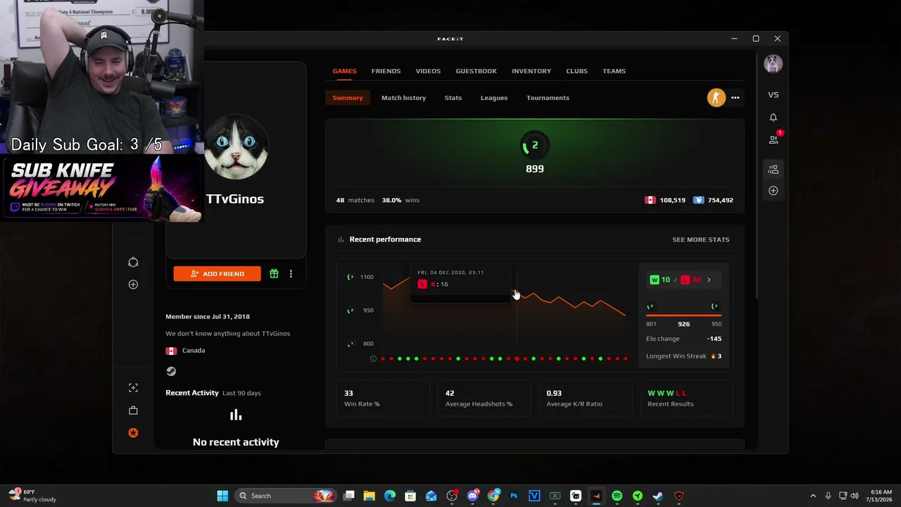 FACEIT AND PREM GRIND
