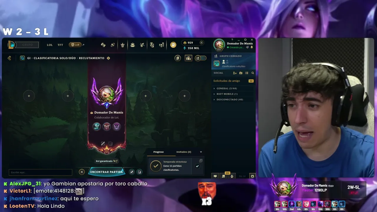 HACIENDO EL INDIO EN MASTER | !tts !opgg !voces !comandos !redes !ruleta !nenicoins