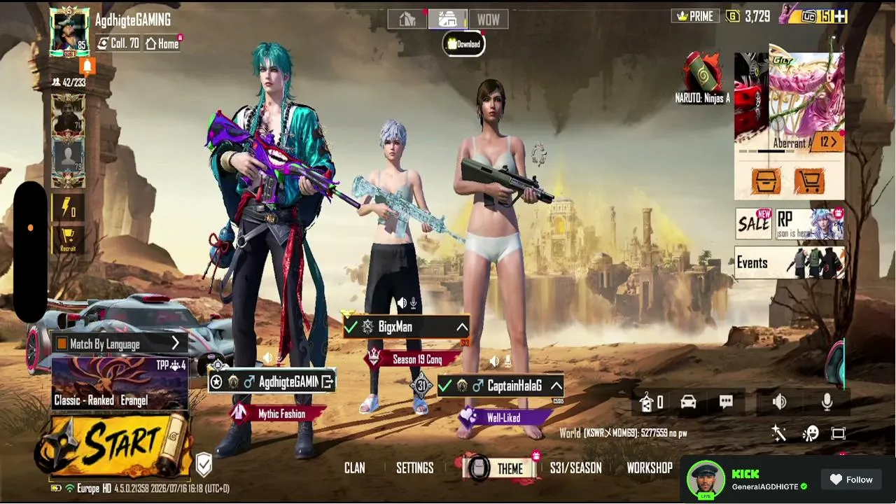 pubg conqueror day 1 GG