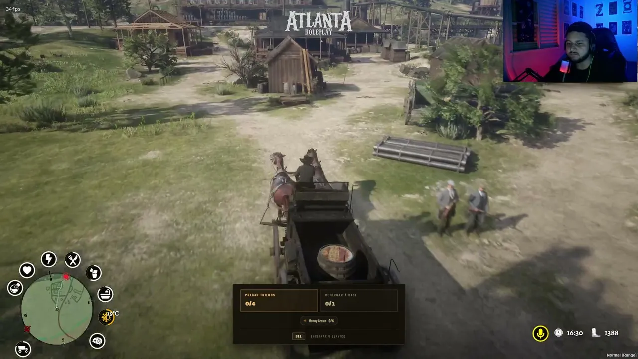 TRABALHANDO NA FAZENDO VEU NEGRO NA [ +18 ATLANTA RP]