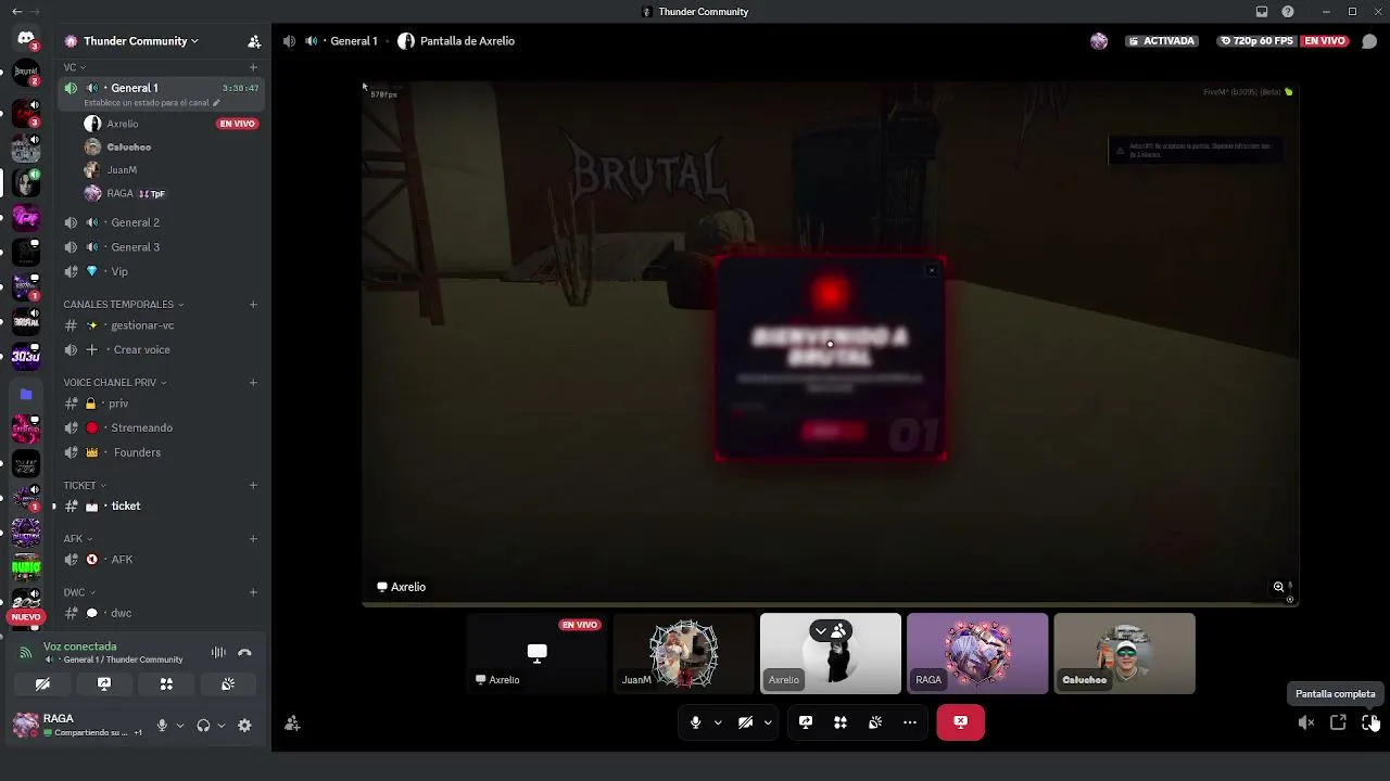 My first stream.