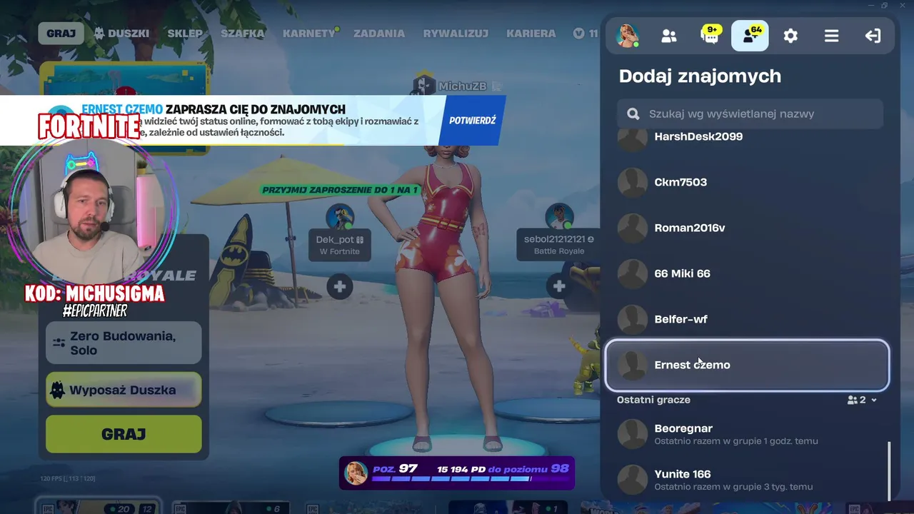 FORTNITE Z WIDZAMI :) NOWY SEZON !!!