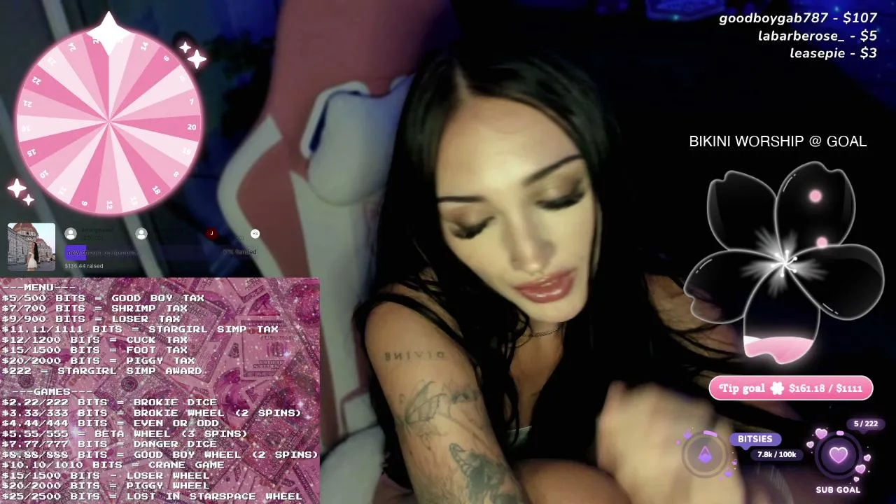 [LIVE] FINDOM / FEMDOM DRAINS & GAMES 😈 !games !menu !tip !socials
