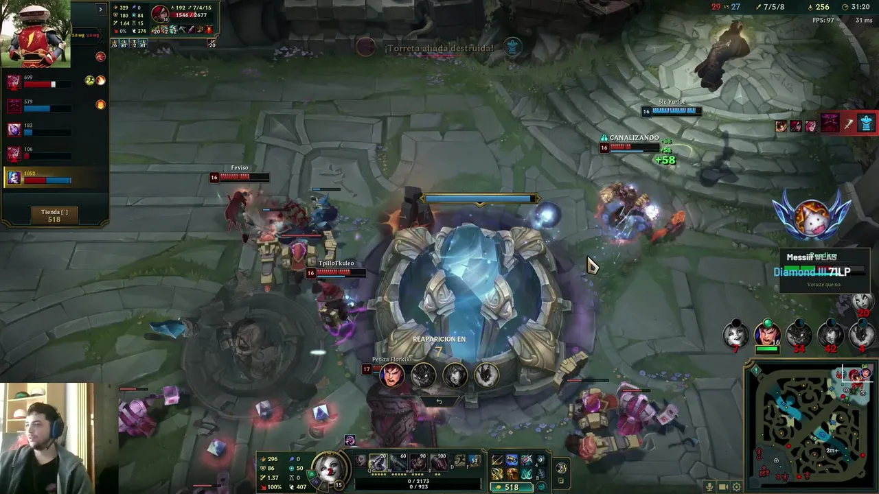 Carreando con chaleco de 50kg / RANKED LOL