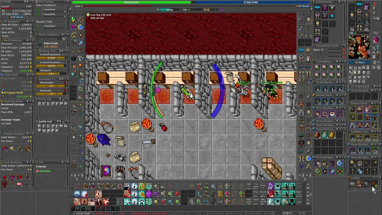 TIBIA GLOBAL - MONK 500+
