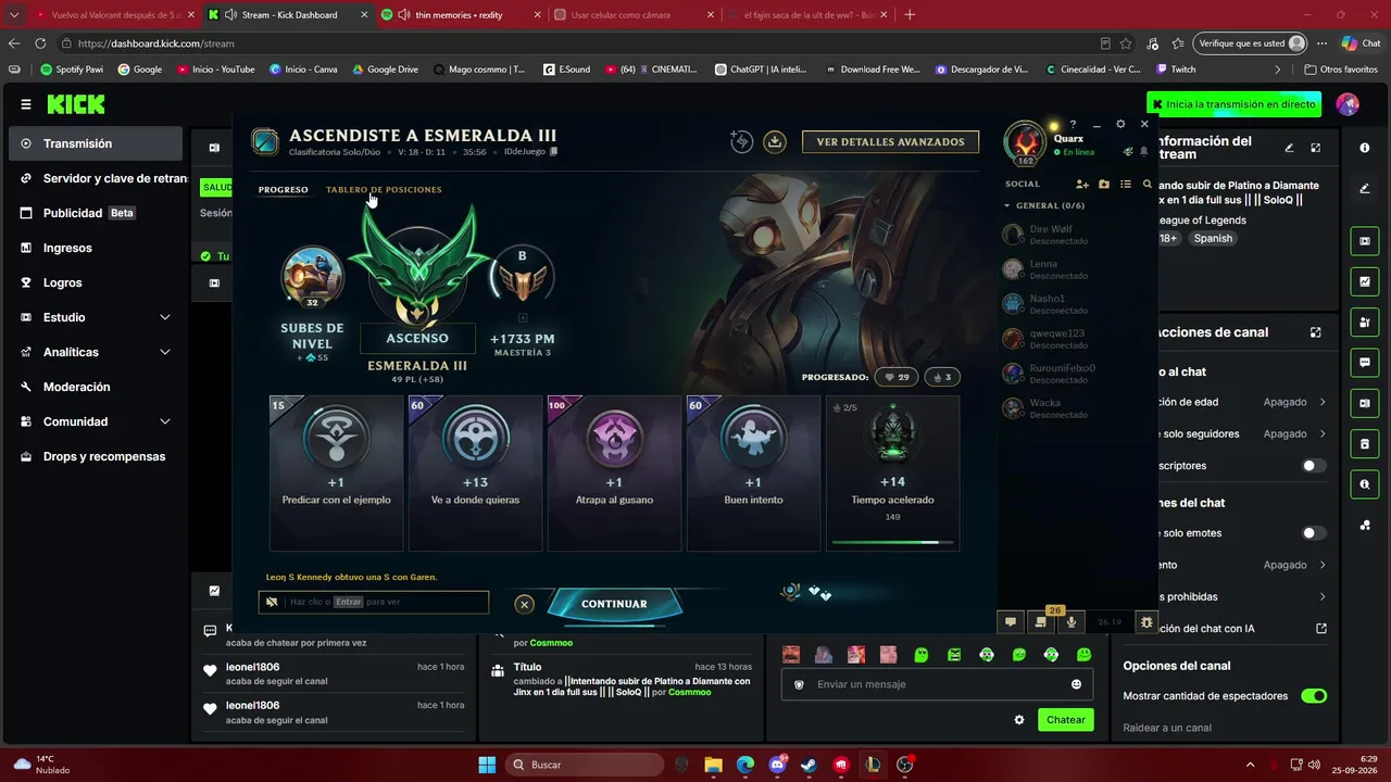 ||Intentando subir de Platino  a  Diamante con Jinx en 1 dia full sus ||
||   SoloQ    ||