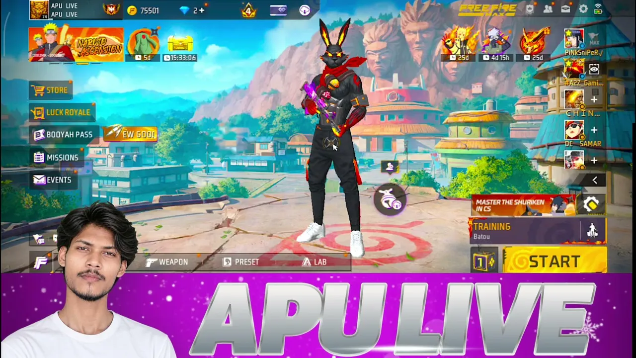 GAMEPLAY LIKE FREE FIRE GOD