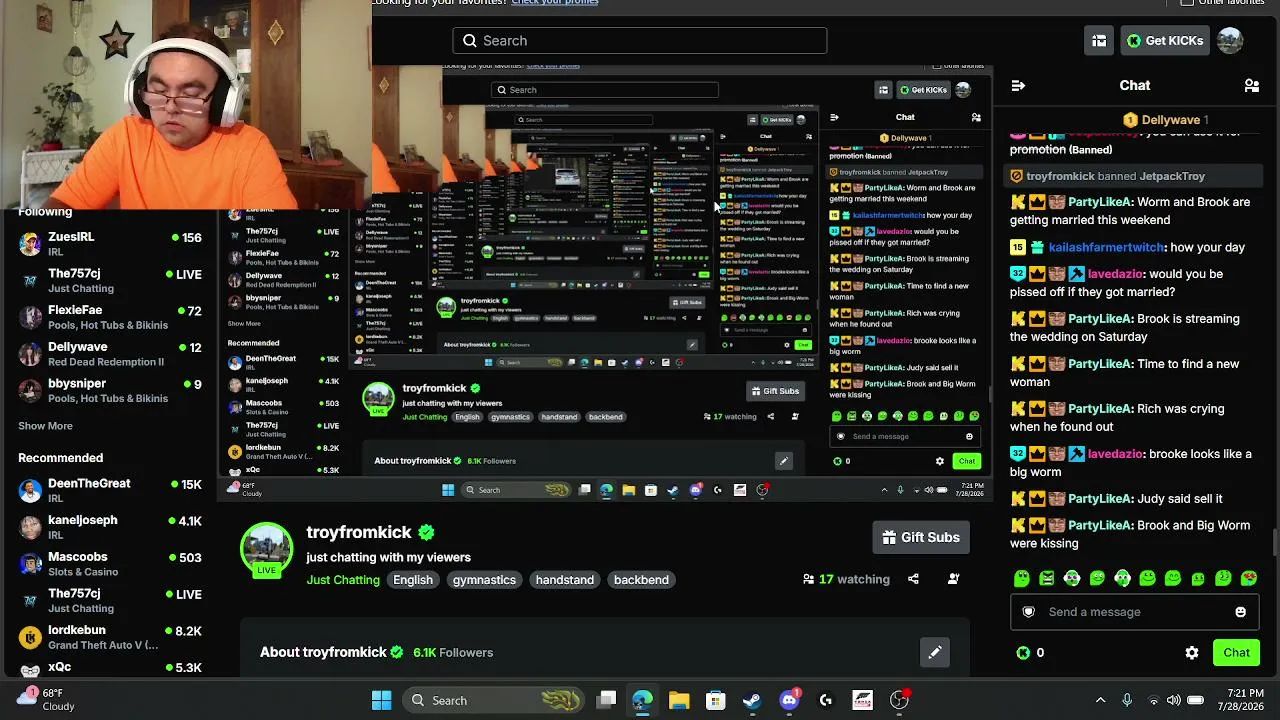 just chatting with my viewers