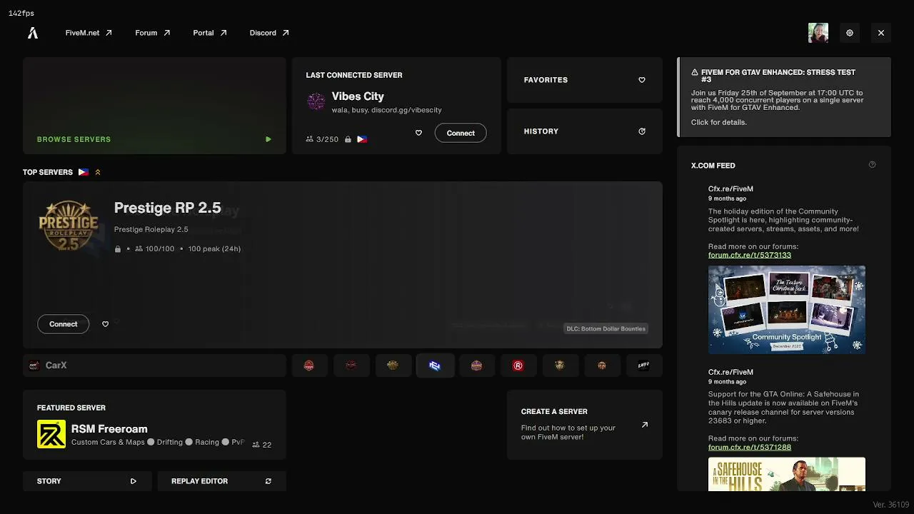 My first stream.