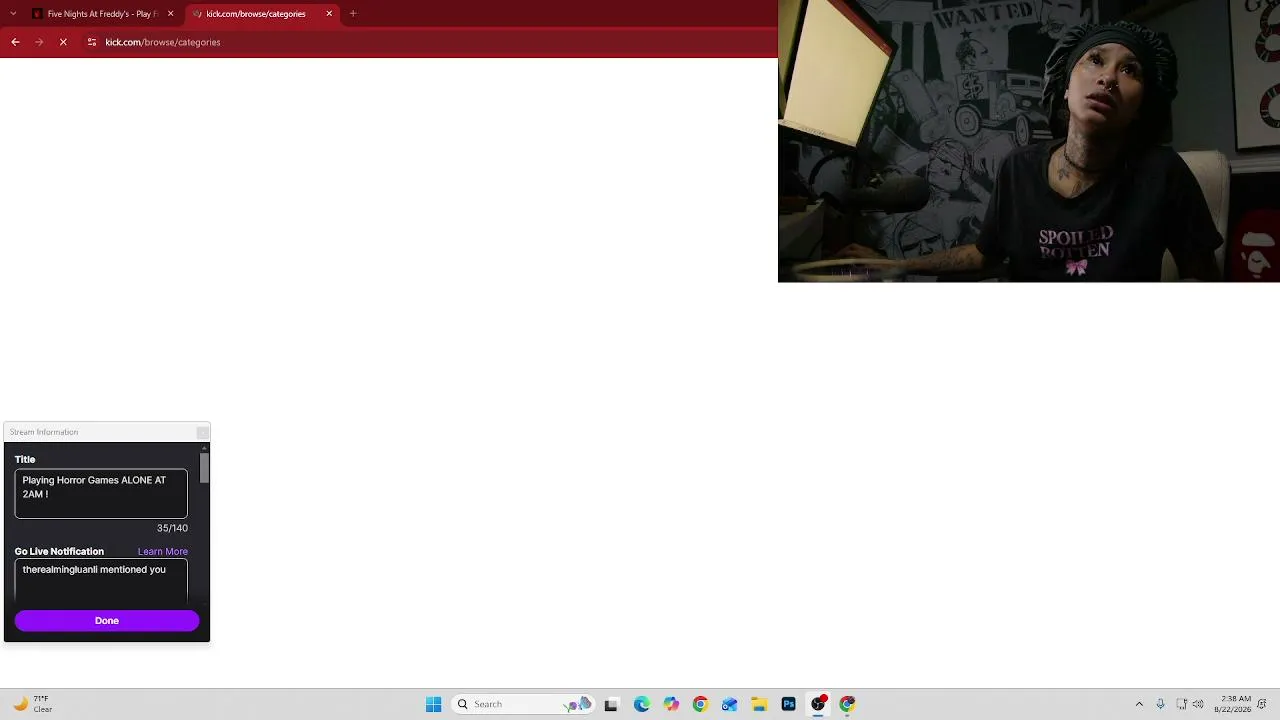 Playing Horror Games ALONE AT 2AM !