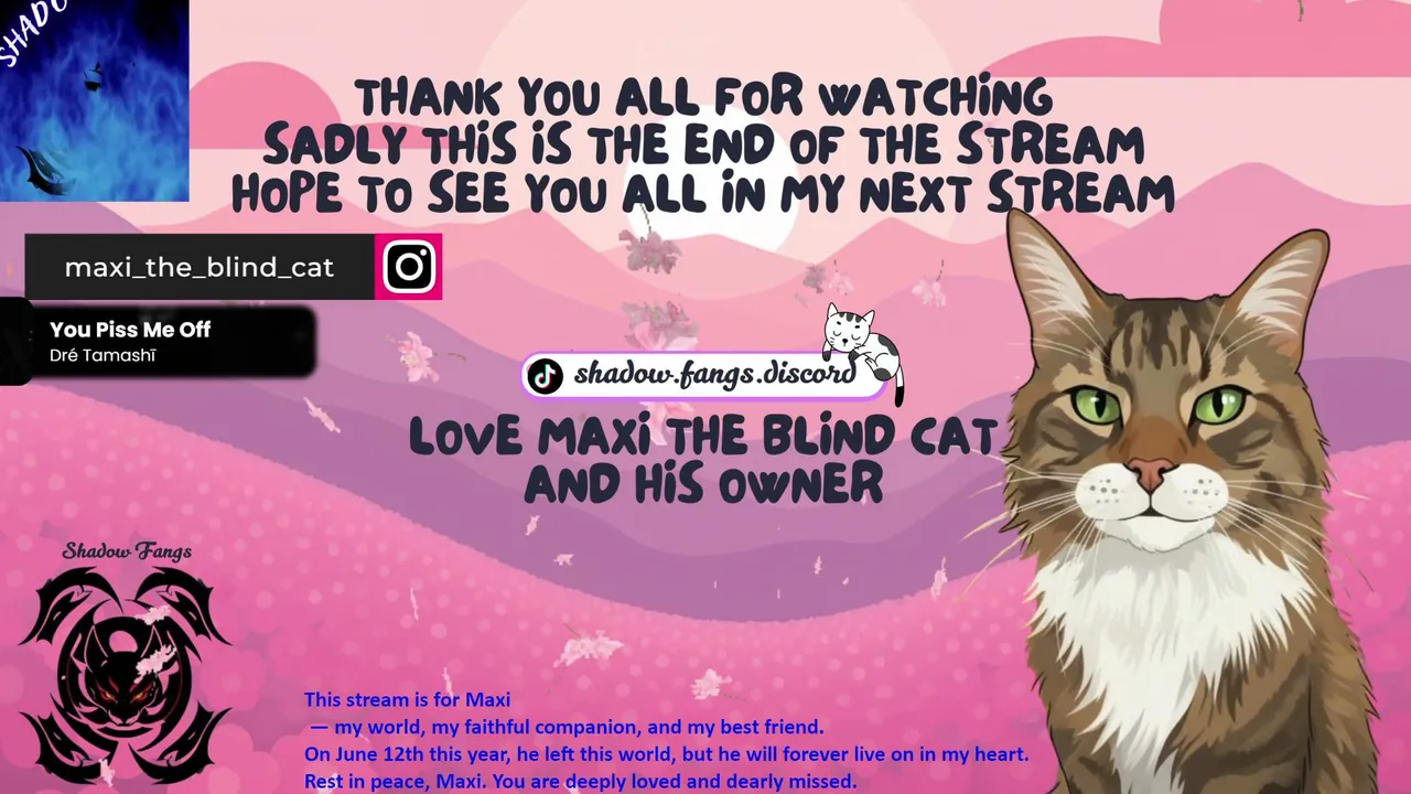 Grab Your Snacks: We’re Going Live :D 
this stream is for my Bestfriend Satan, who sadly passed  away the 12th of june :((((