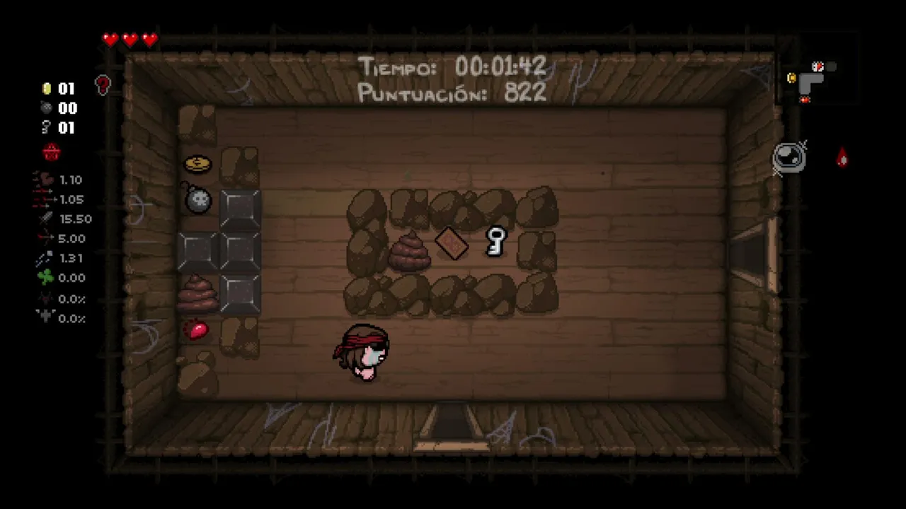 🔴Principiante en "The binding of isaac rebirth" , 4/11 CORAZONES DE MAMA