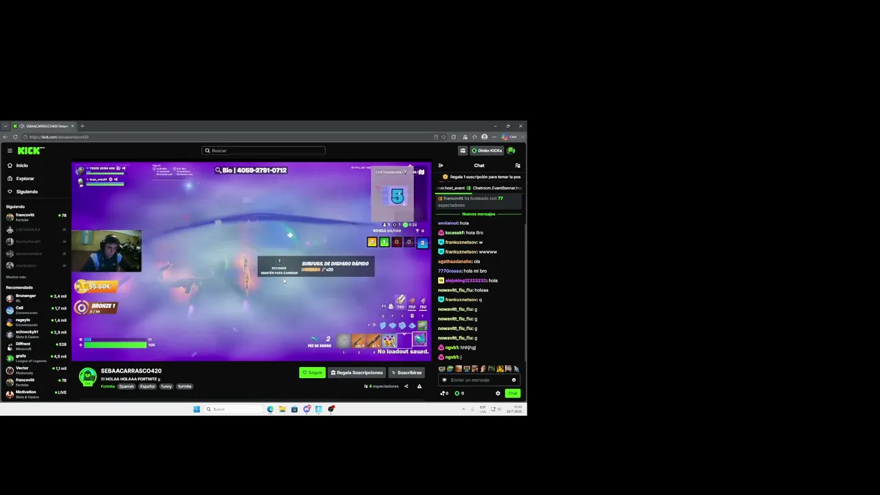 torneo de francovitt fortnite reload tournament